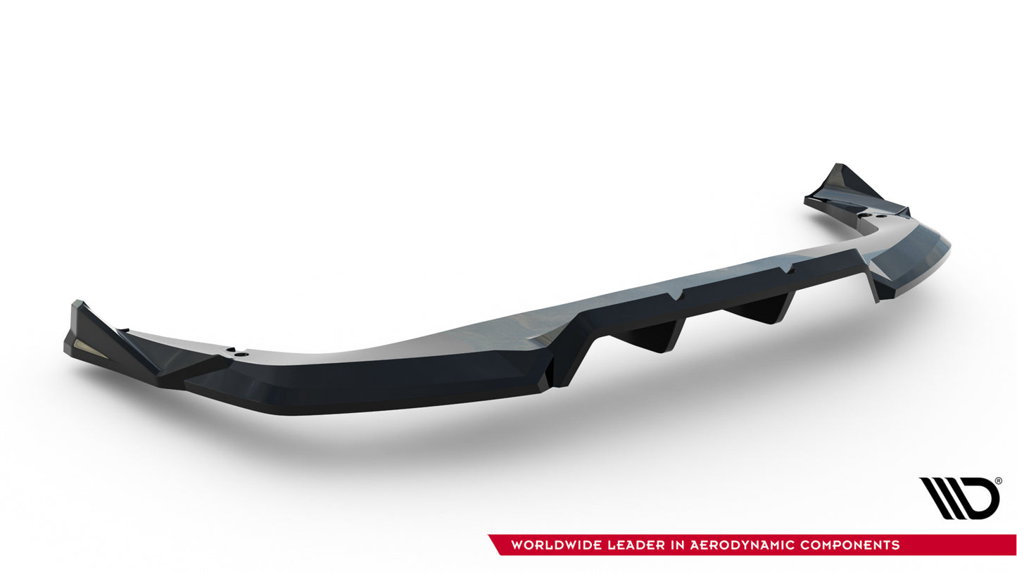 Mittlerer Cup Diffusor DTM Look Heck Ansatz für BMW X2 M-Paket U10 schwarz Hochglanz
