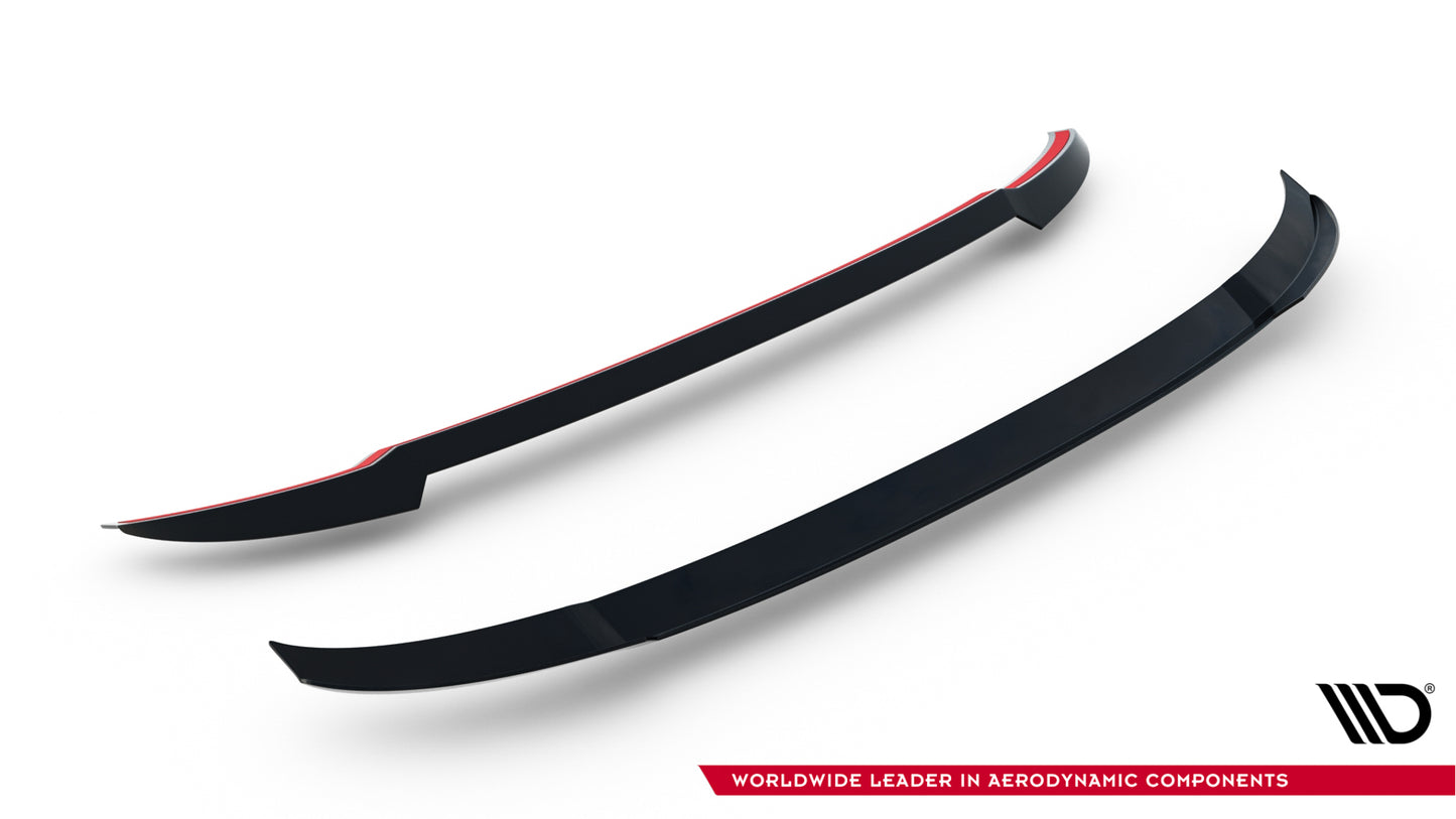 Spoiler CAP für Skoda Kodiaq Mk2 schwarz Hochglanz