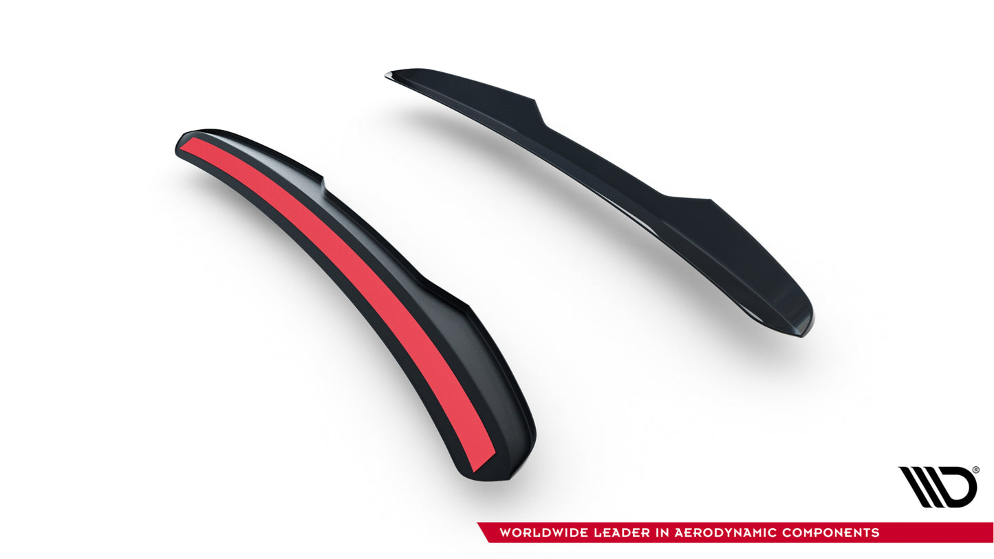 Spoiler CAP für Mini Countryman JCW U25 schwarz Hochglanz
