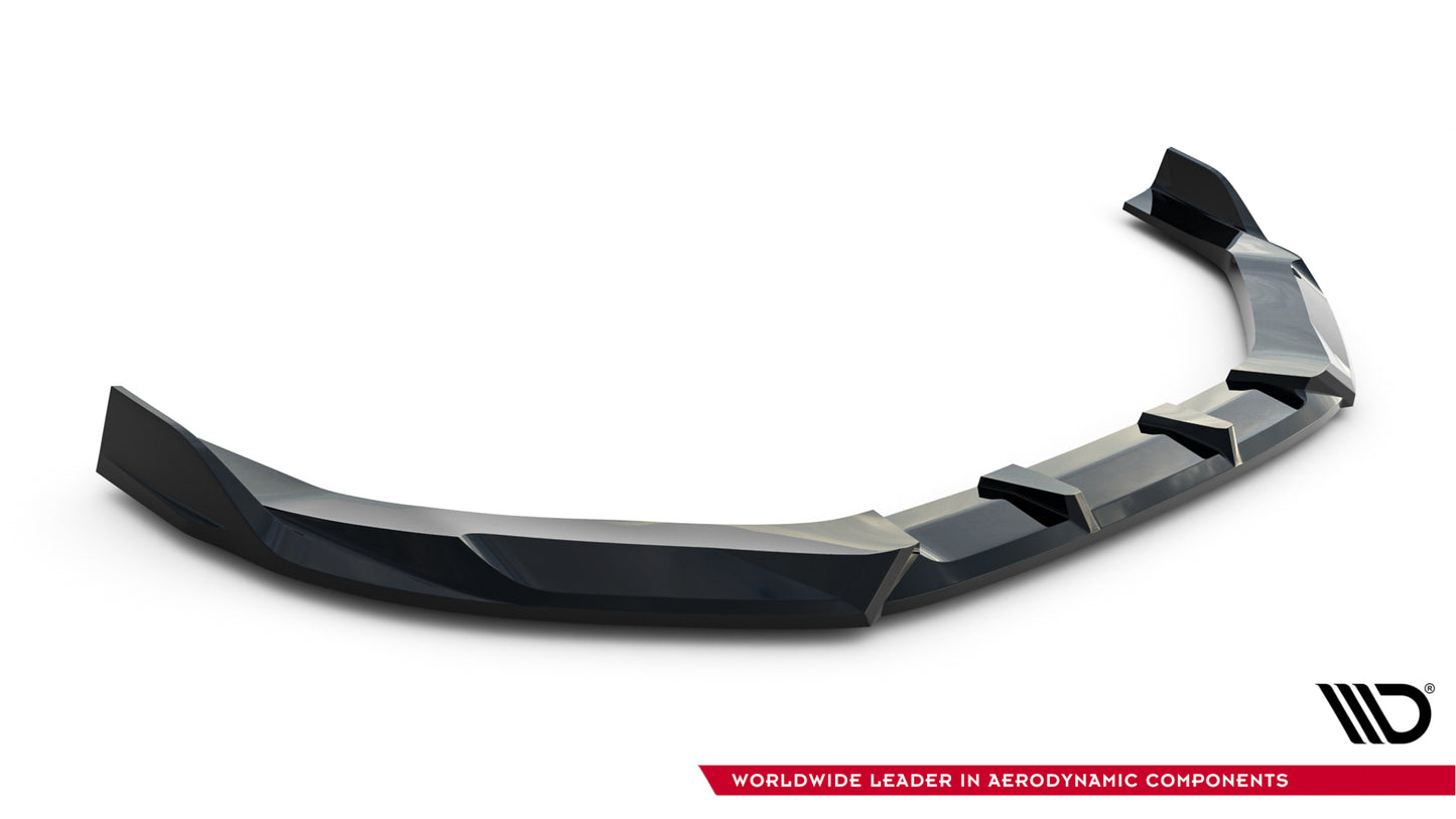 Front Ansatz V.3 für Audi RS3 Limousine 8Y Facelift schwarz Hochglanz