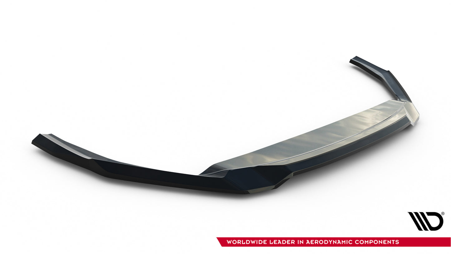 Front Ansatz V.4 für Skoda Octavia RS Mk4 schwarz Hochglanz