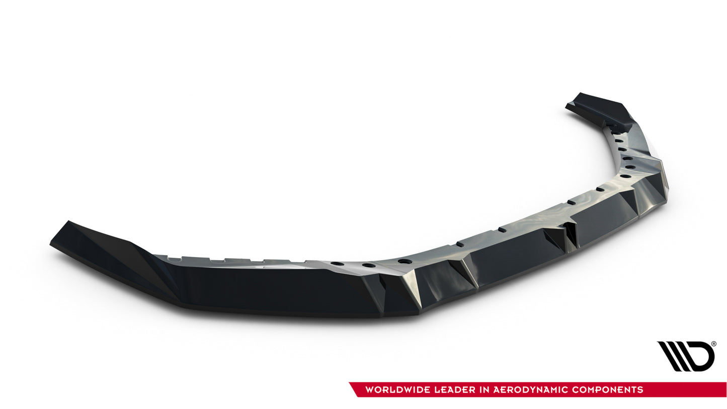 Front Ansatz V.1 für BMW M5 Limousine / Touring G90 schwarz Hochglanz
