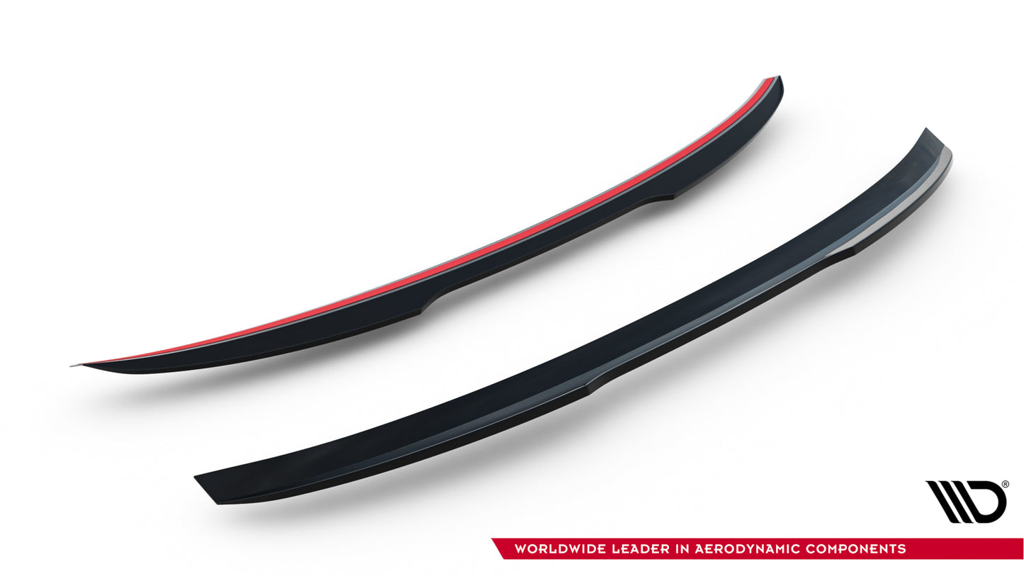 Spoiler CAP V.1 für Audi A5 F5 Sportback schwarz Hochglanz
