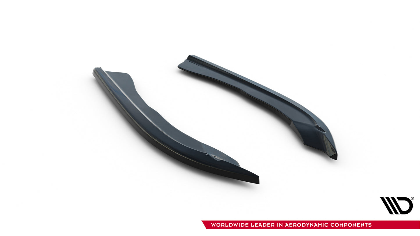 Heck Ansatz Flaps Diffusor V.7 für BMW 4er M-Paket G22 / G23 / G22 Facelift / G23 Facelift schwarz Hochglanz