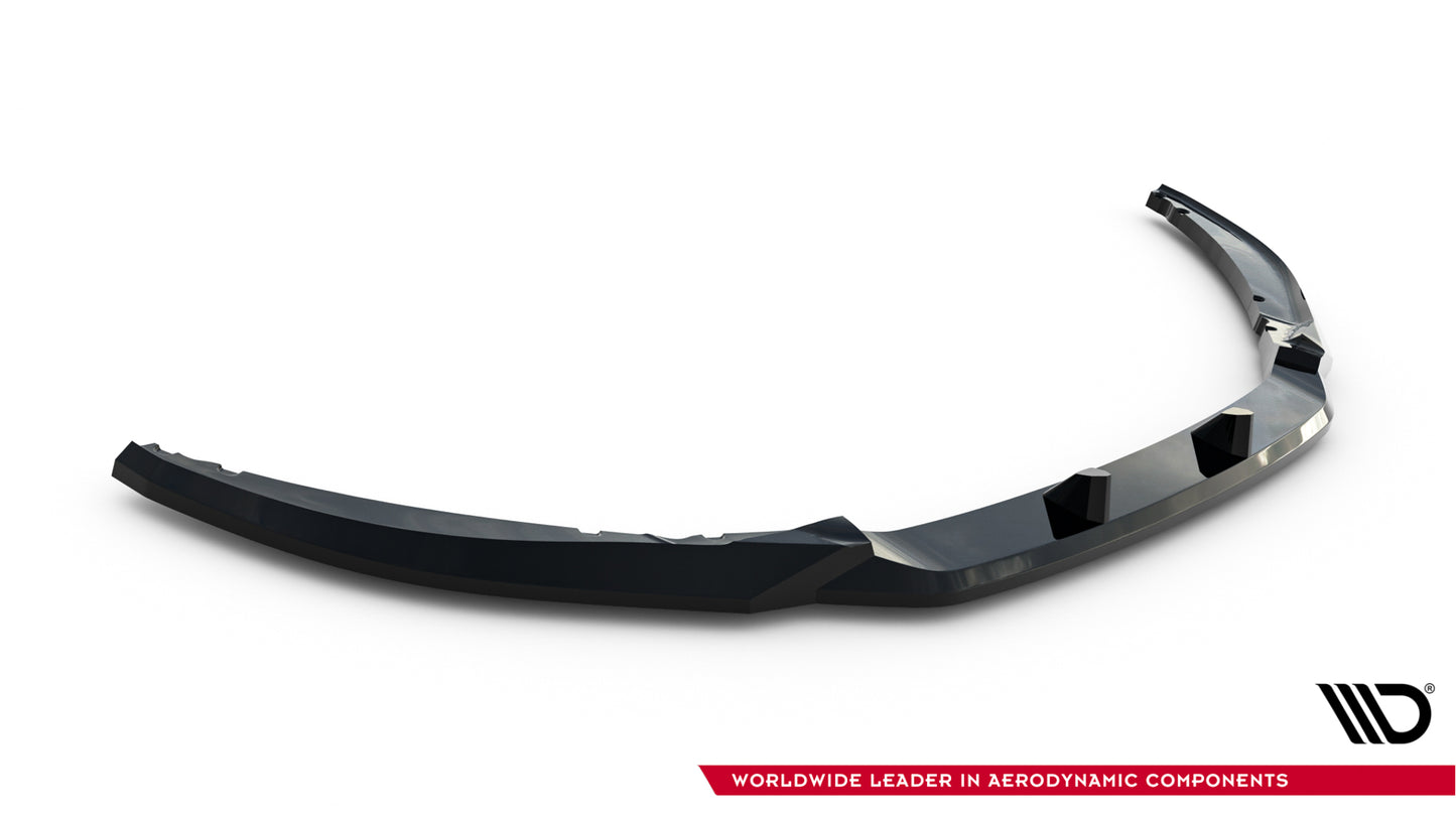 Front Ansatz V.3 für Ford Focus ST-Line Mk3 Facelift schwarz Hochglanz