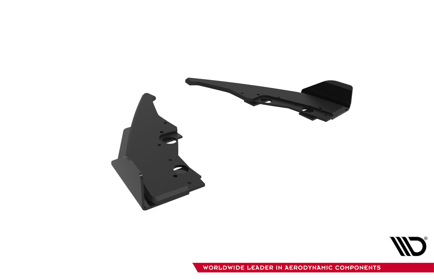Street Pro Heck Ansatz Flaps Diffusor V.2 + Flaps für BMW 1er M-Paket F70 schwarz Hochglanz
