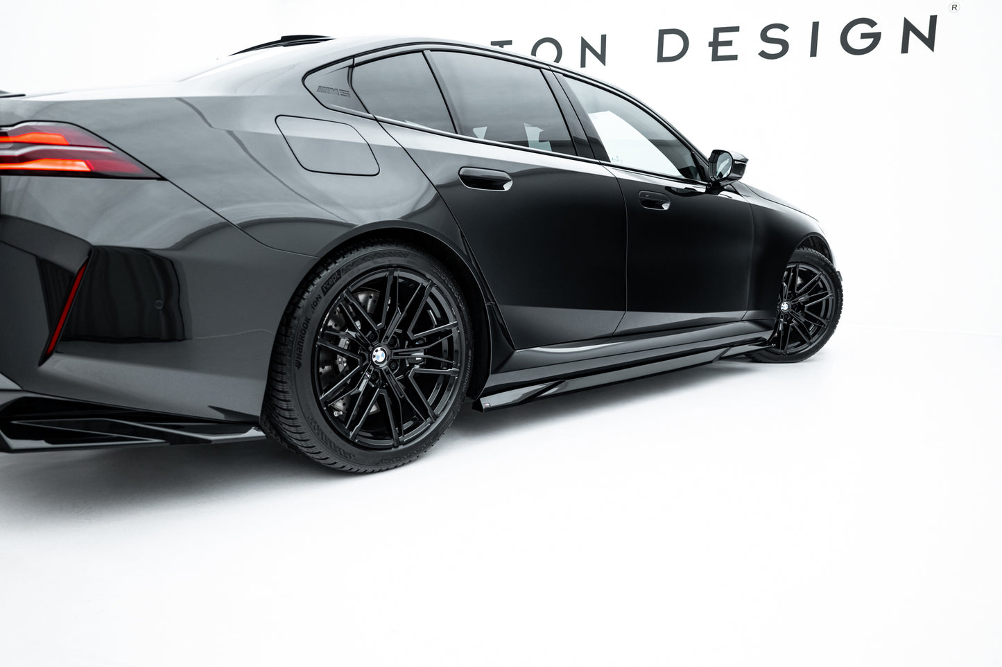 Seitenschweller Ansatz für BMW M5 Limousine / Touring G90 schwarz Hochglanz