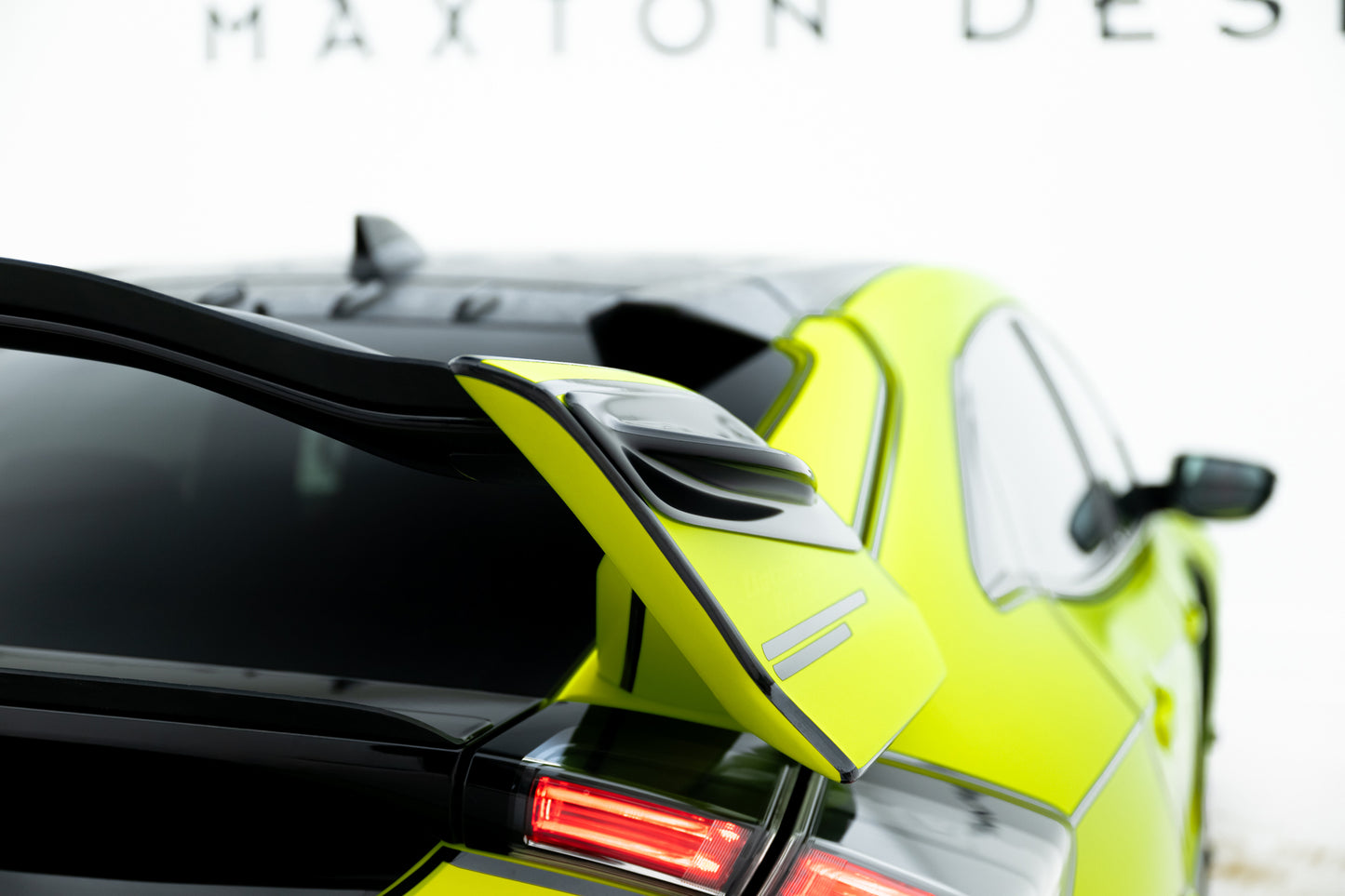 Spoiler Seiten Erweiterung Honda Civic Type-R Mk10 / Mk10 Facelift schwarz Hochglanz