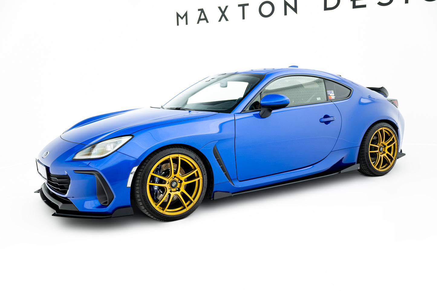 Street Pro Seitenschweller Ansatz für V.1 + Flaps für Subaru BRZ Mk2 schwarz Hochglanz