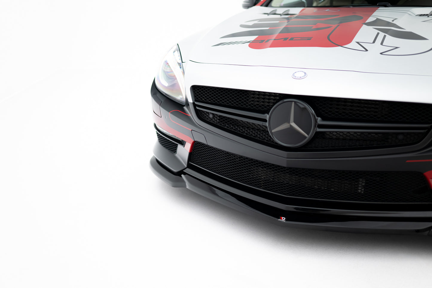 Front Ansatz V.2 für Mercedes-Benz SL 63 AMG R231 schwarz Hochglanz