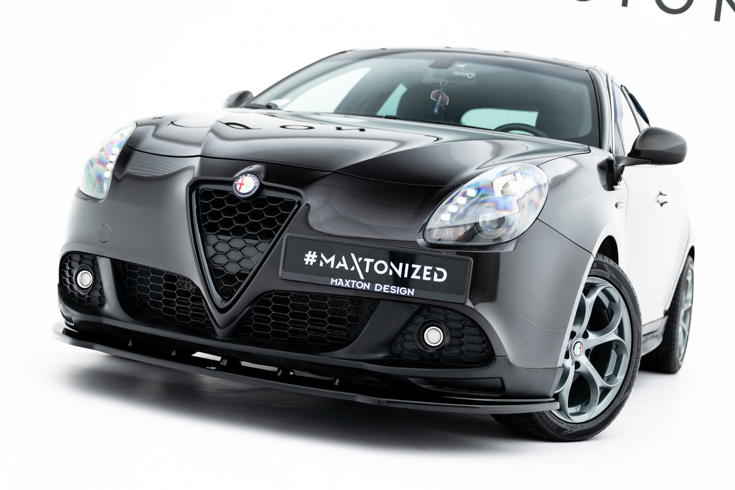 Front Ansatz für Alfa Romeo Giulietta Zender schwarz Hochglanz
