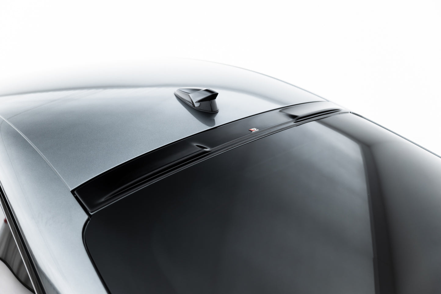 Heckscheiben Spoiler für Audi A5 S-Line / S5 Limousine B10 schwarz Hochglanz