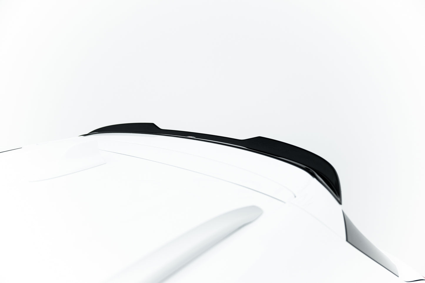 Spoiler CAP für MG HS Mk1 Facelift schwarz Hochglanz