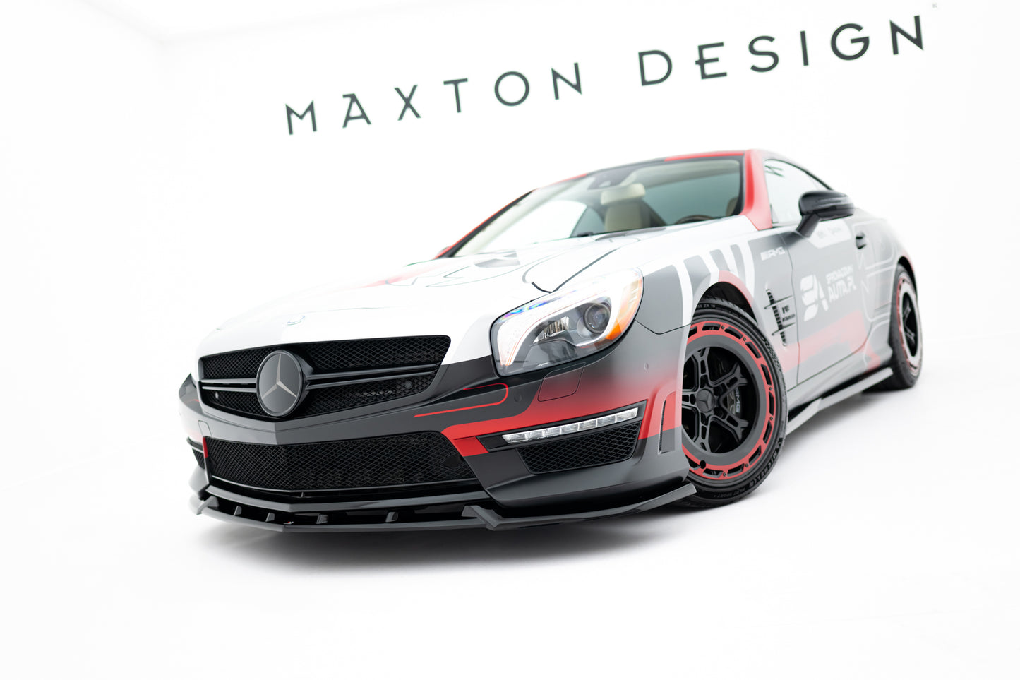 Front Ansatz V.1 für Mercedes-Benz SL 63 AMG R231 schwarz Hochglanz