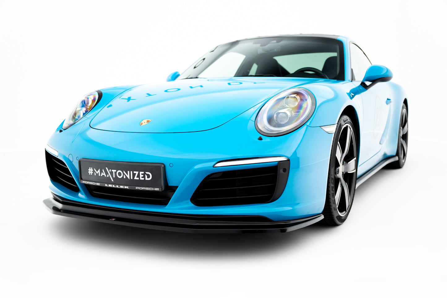 Front Ansatz V.2 für Porsche 911 Carrera 991 schwarz Hochglanz