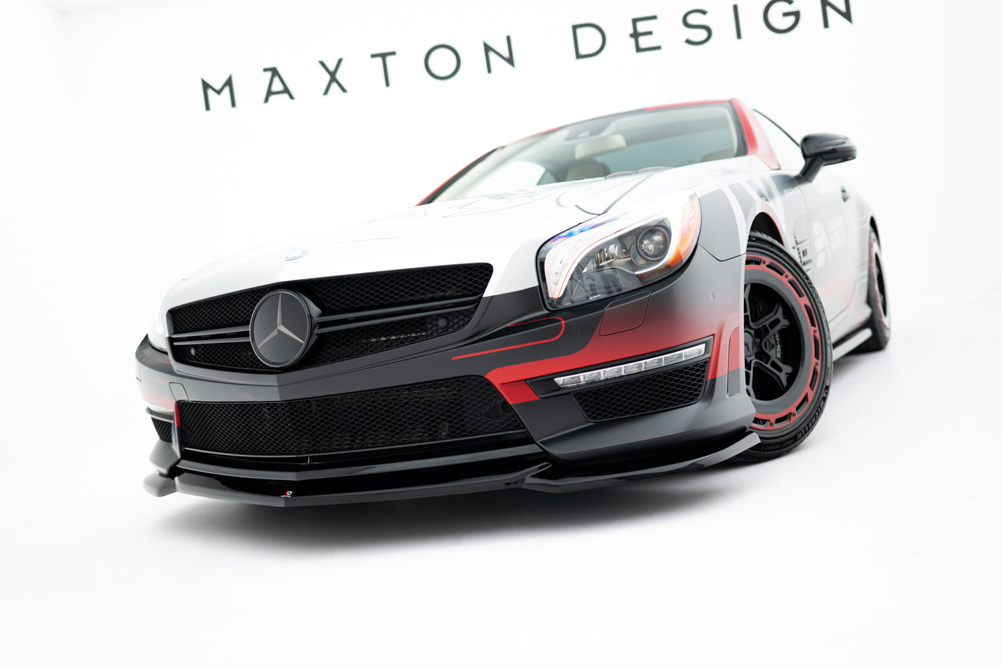 Front Ansatz V.2 für Mercedes-Benz SL 63 AMG R231 schwarz Hochglanz