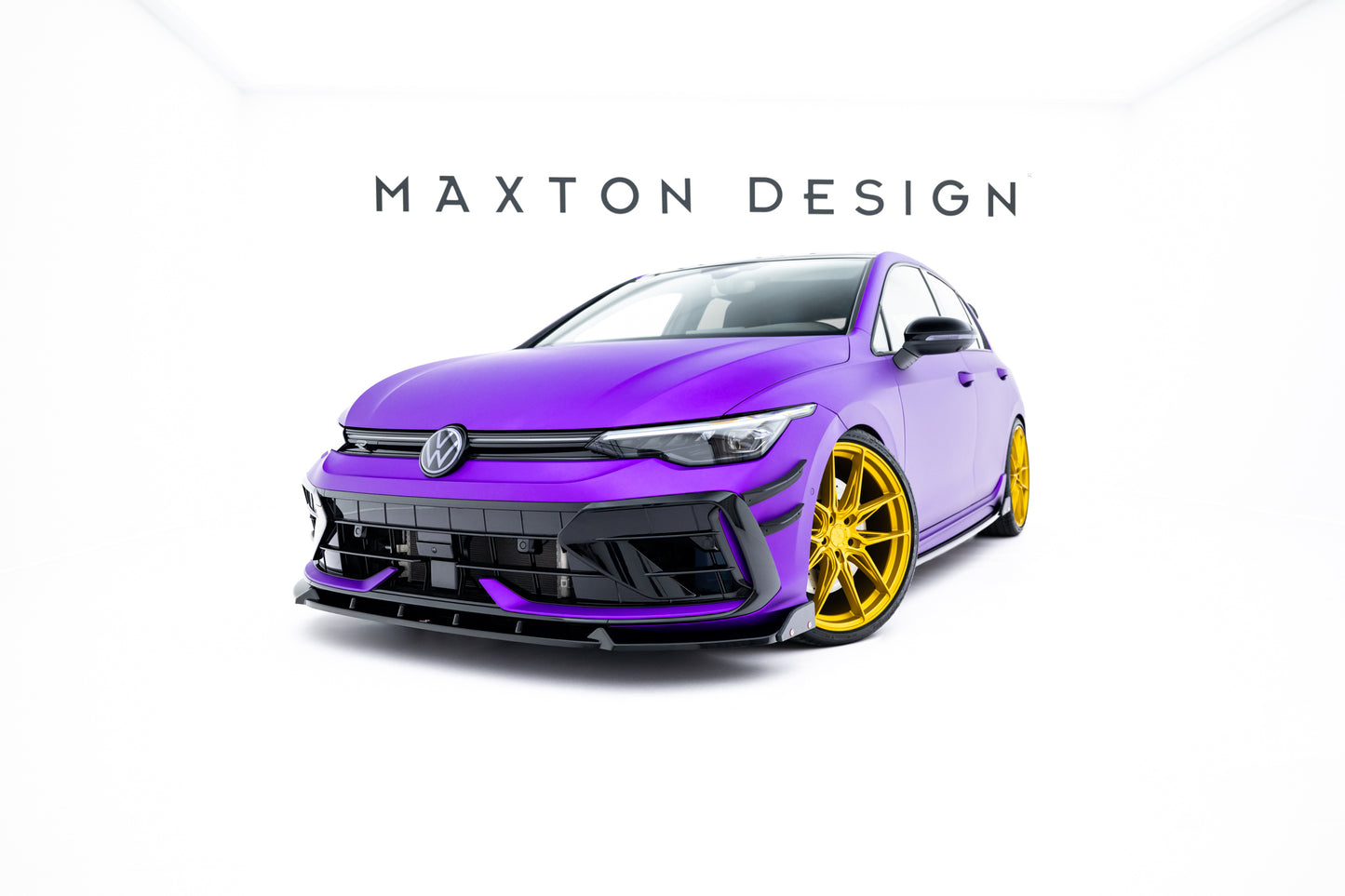 Front Ansatz V.3 + Flaps für VW Golf R Mk8 Facelift