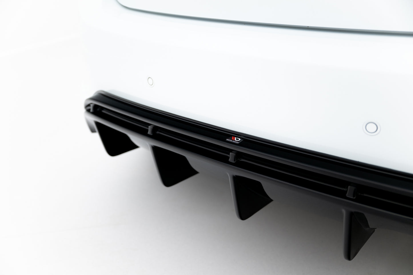 Diffusor Heck Ansatz V.2 für Ford FIesta Mk8 ST schwarz Hochglanz