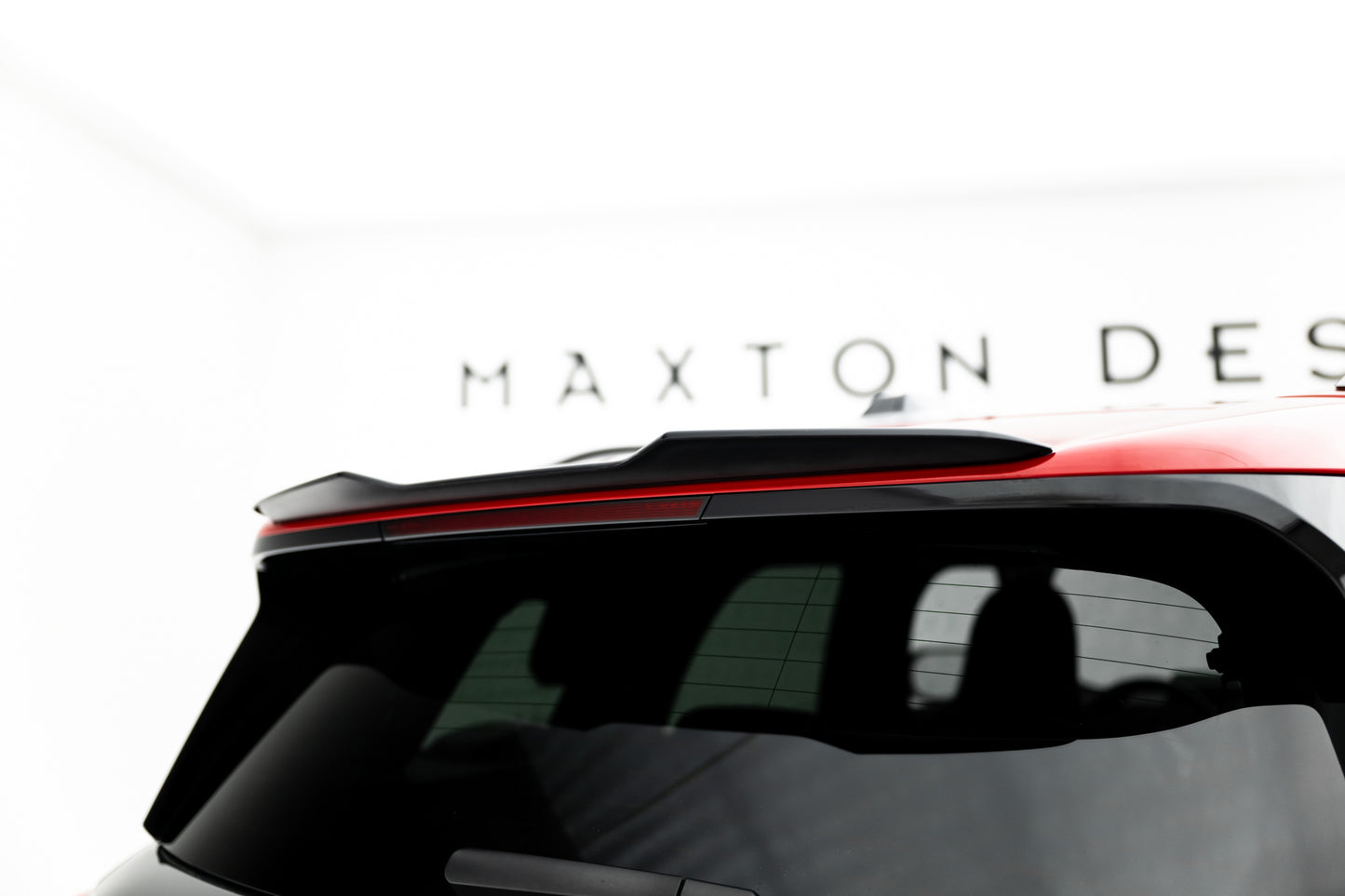 Spoiler CAP für Mini Countryman JCW U25 schwarz Hochglanz