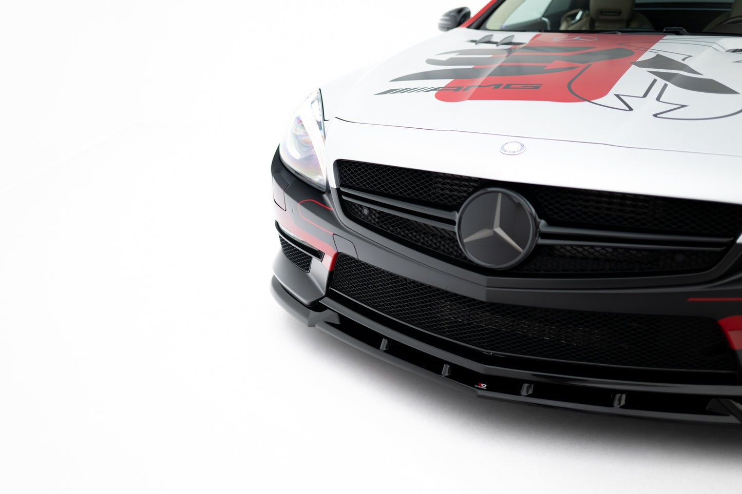 Front Ansatz V.1 für Mercedes-Benz SL 63 AMG R231 schwarz Hochglanz
