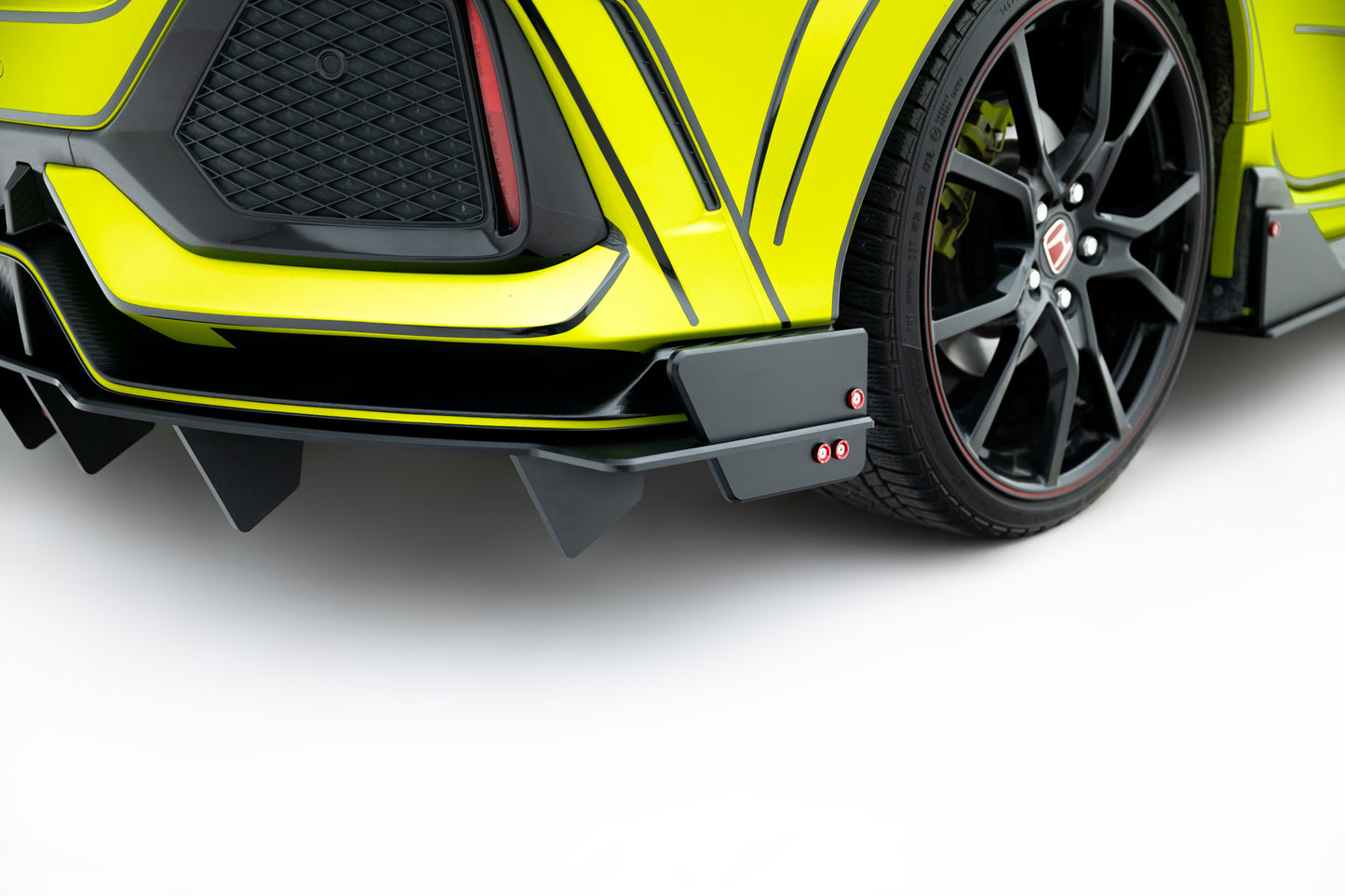 Robuste Racing Diffusor Heck Ansatz für Honda Civic X Type R