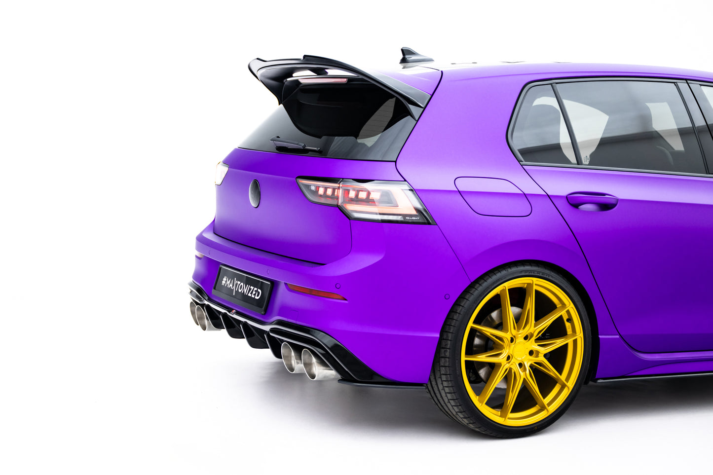 Street Pro Heck Ansatz Flaps Diffusor V.2 für VW Golf R Mk8 / Mk8 Facelift