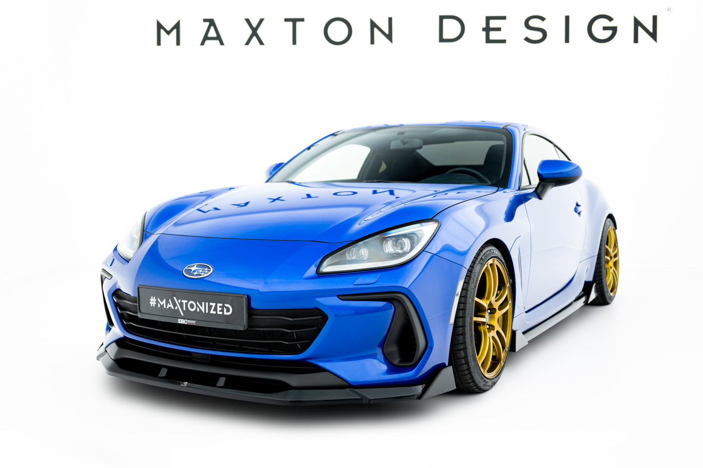Front Ansatz V.3 für Subaru BRZ Mk2 schwarz Hochglanz