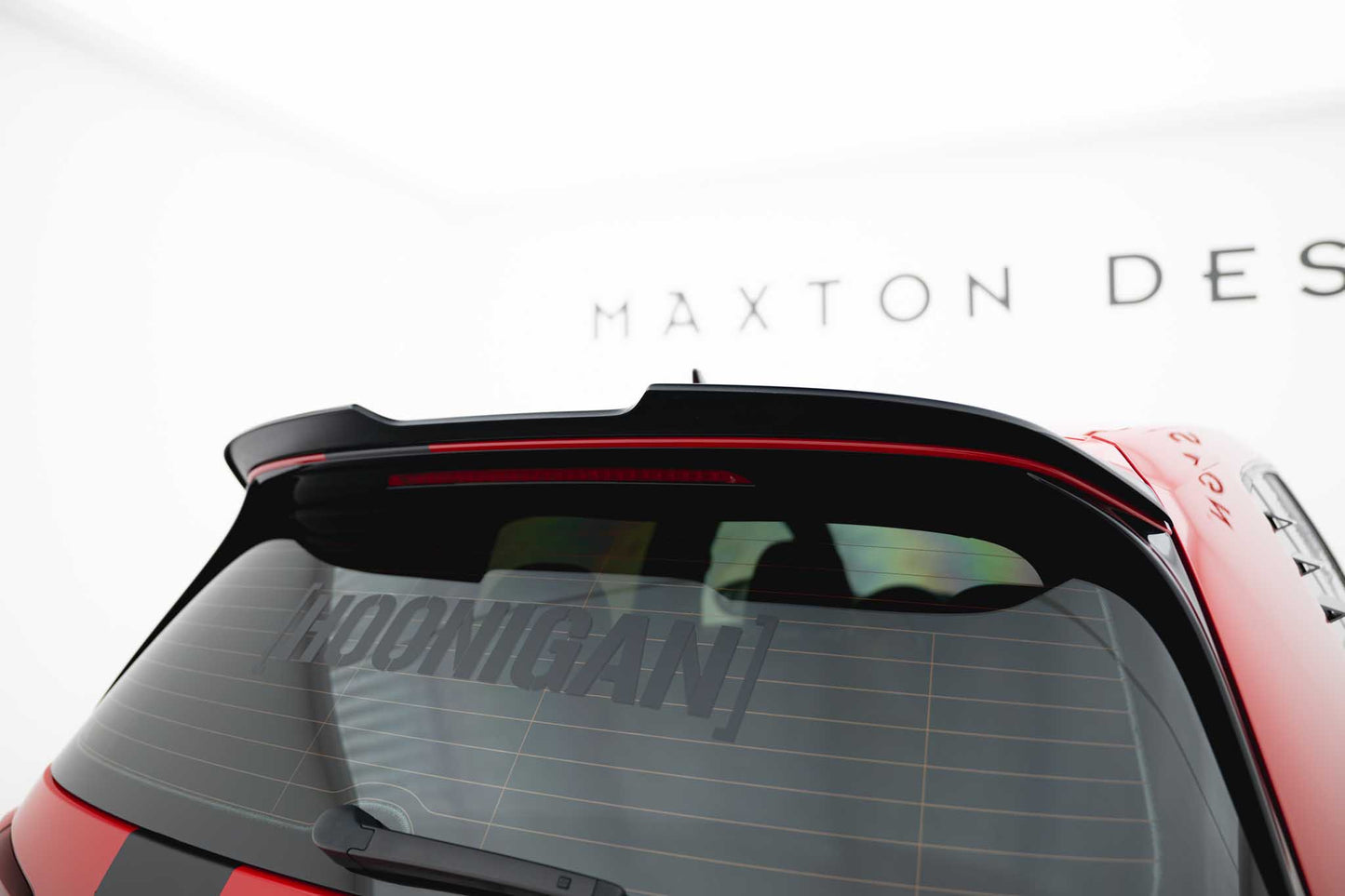 Spoiler CAP V.2 für VW Golf 7 R / R-Line / GTI schwarz Hochglanz