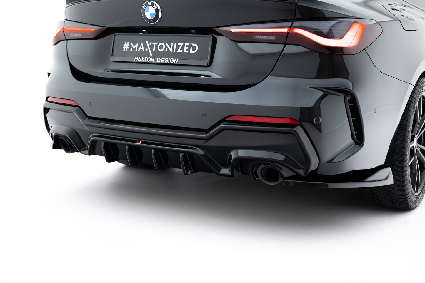 Diffusor Heck Ansatz für BMW 4er M-Paket G22 / G23 / G22 Facelift / G23 Facelift