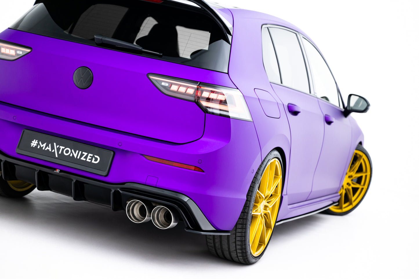 Street Pro Heck Ansatz Flaps Diffusor V.2 für VW Golf R Mk8 / Mk8 Facelift