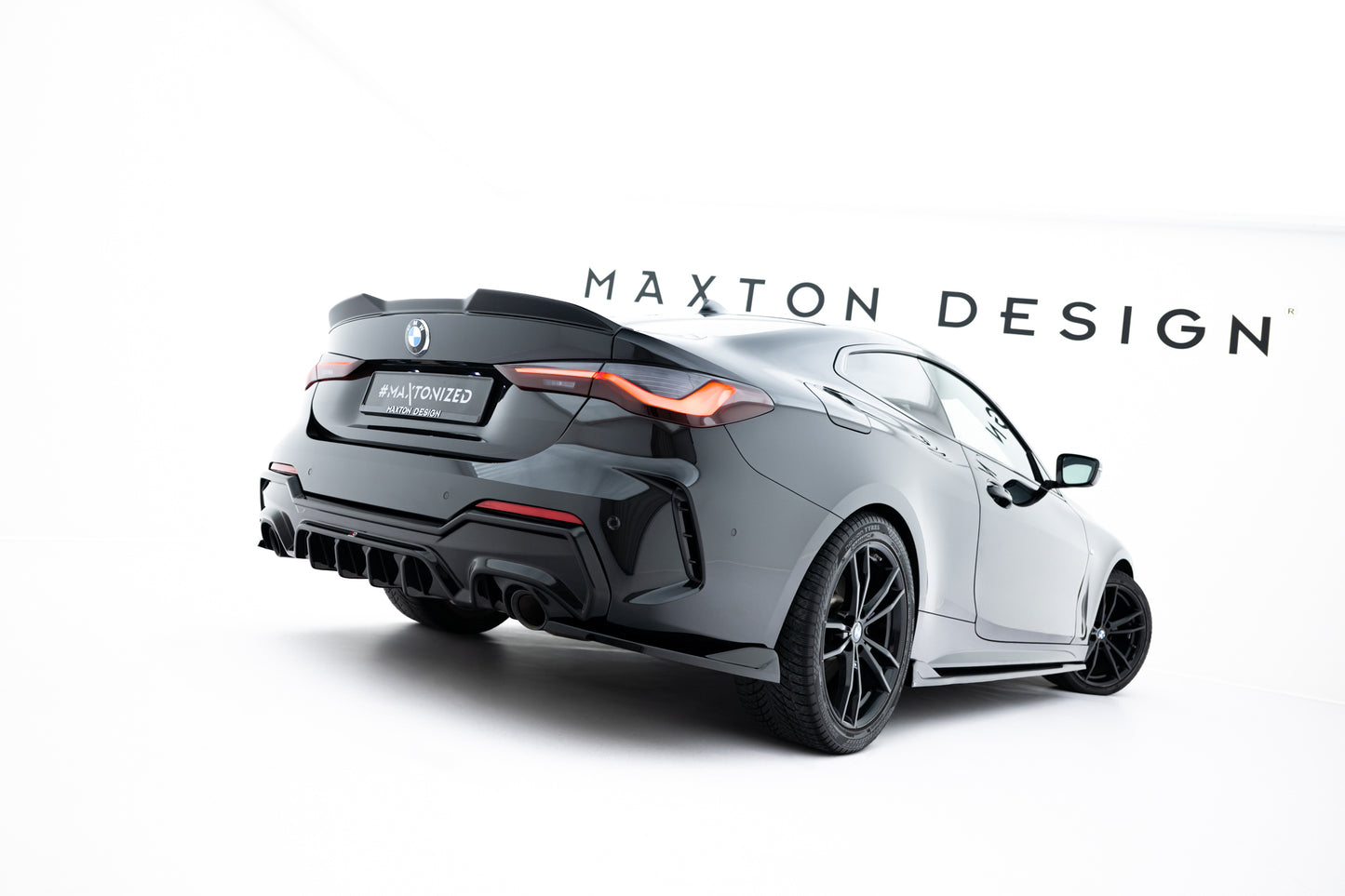 Diffusor Heck Ansatz für BMW 4er M-Paket G22 / G23 / G22 Facelift / G23 Facelift