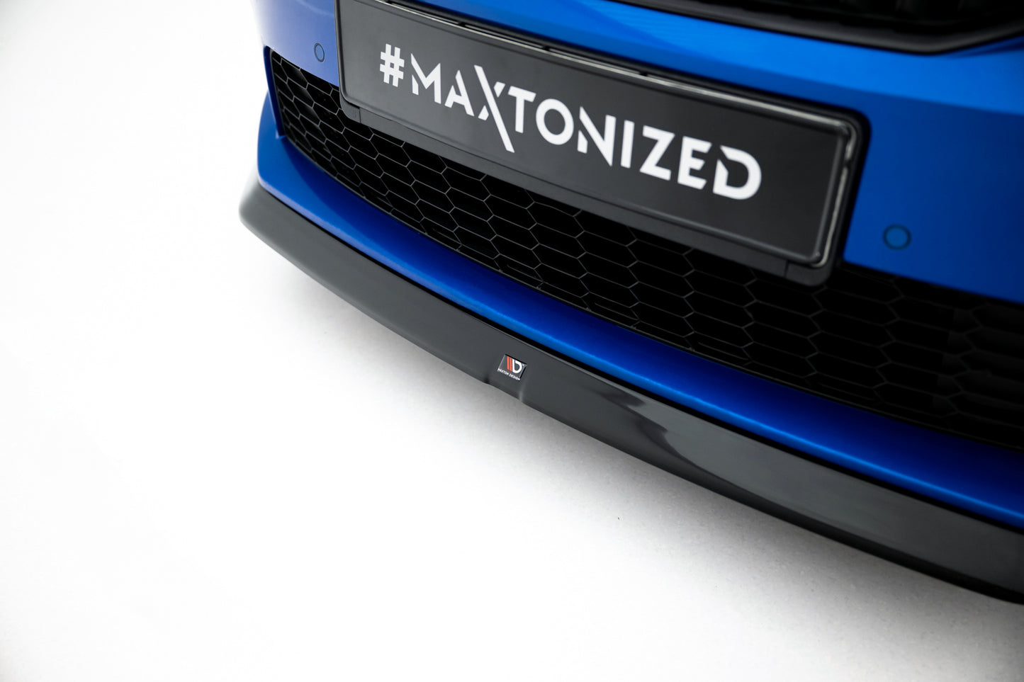 Front Ansatz V.2 für Skoda Octavia RS Mk3 schwarz Hochglanz