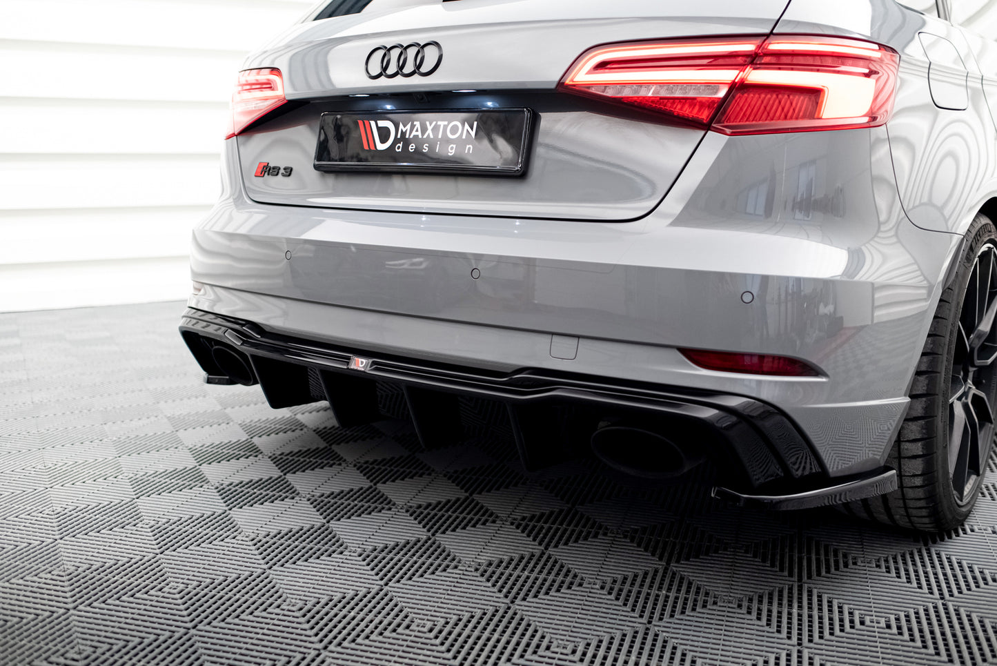 Diffusor Heck Ansatz V.2 für Audi RS3 8V Sportback Facelift