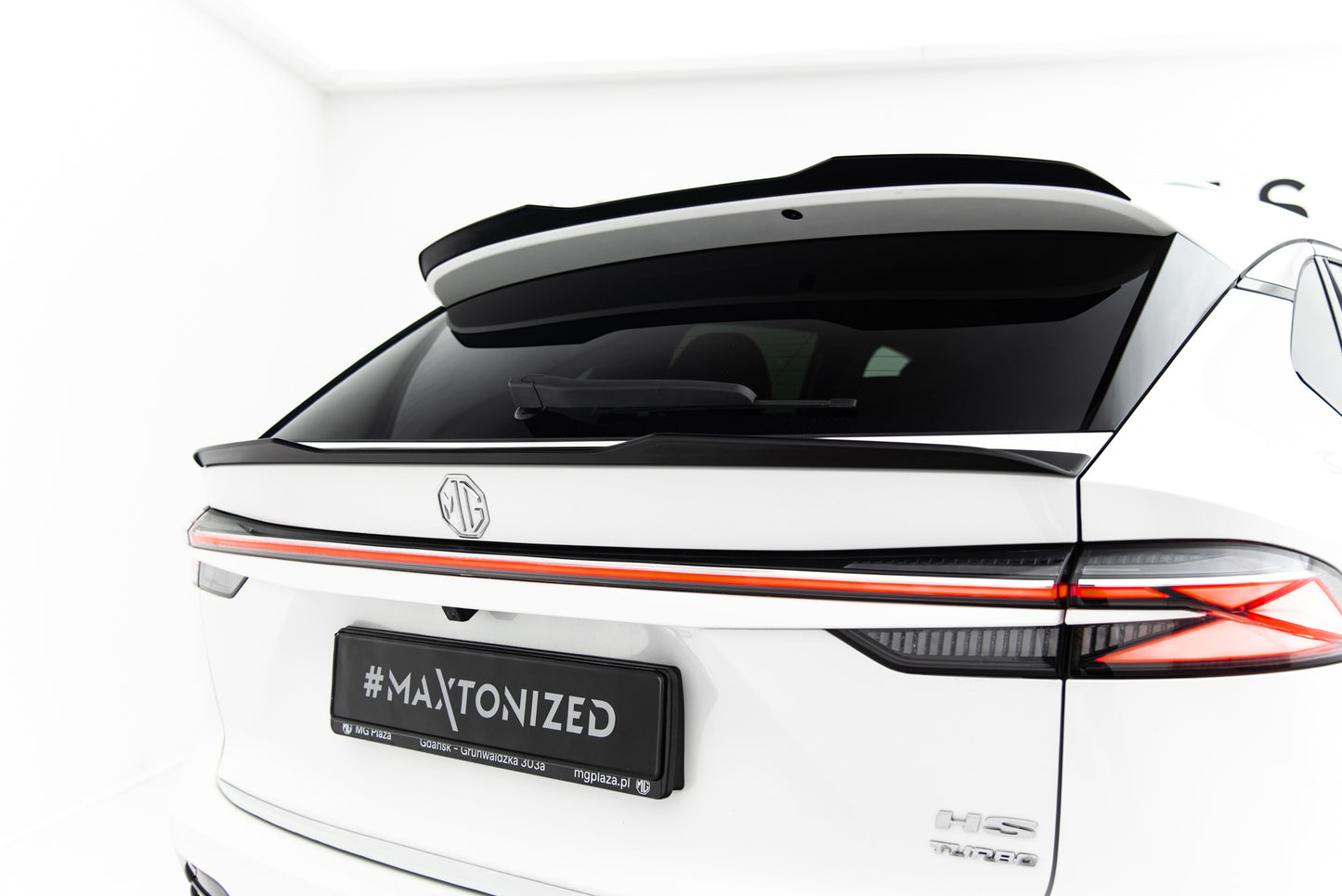 Niedriger Spoiler CAP für MG HS Mk2 schwarz Hochglanz