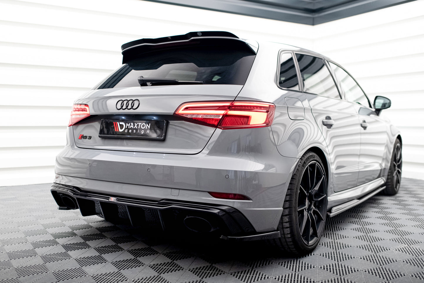 Diffusor Heck Ansatz V.2 für Audi RS3 8V Sportback Facelift