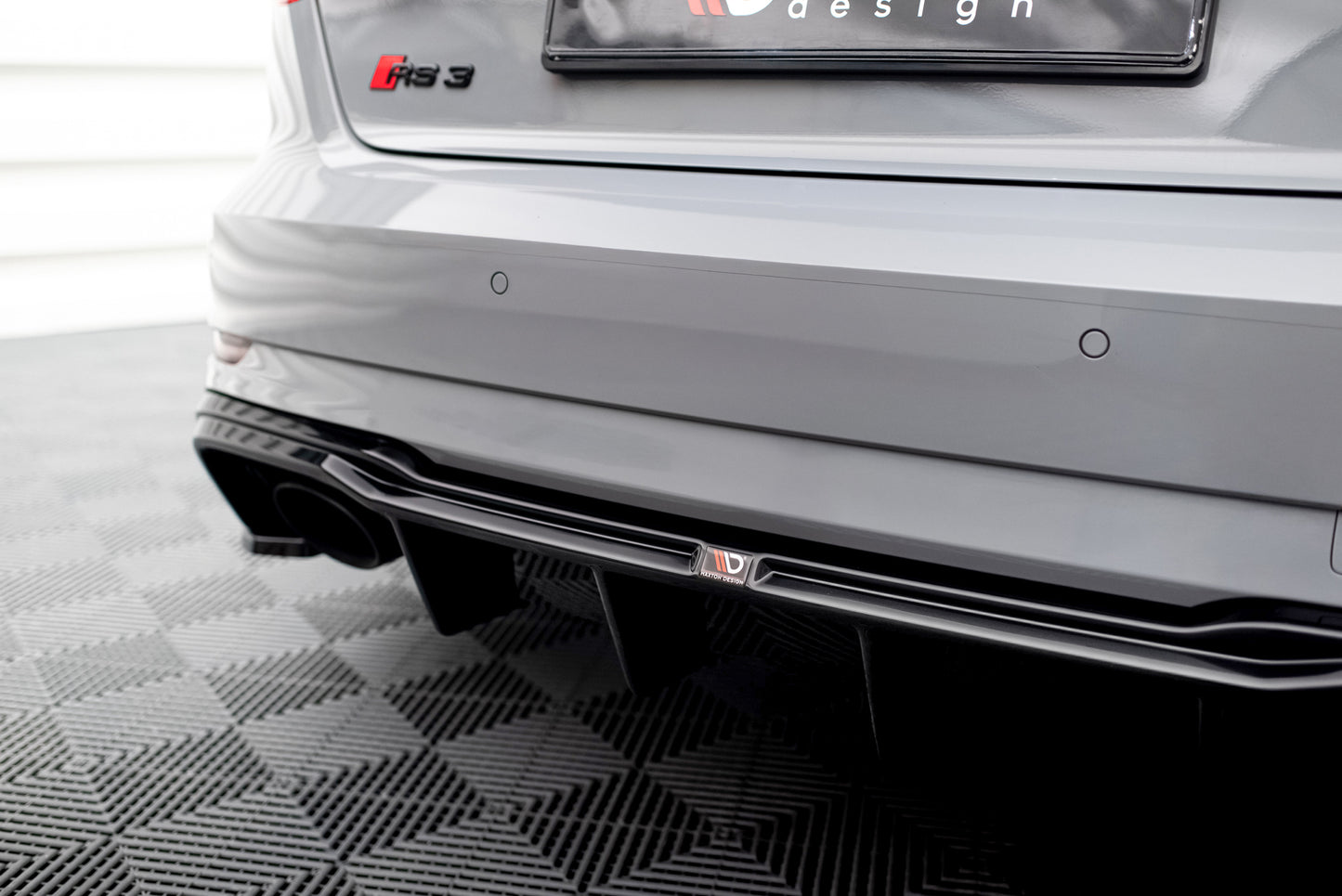 Diffusor Heck Ansatz V.2 für Audi RS3 8V Sportback Facelift