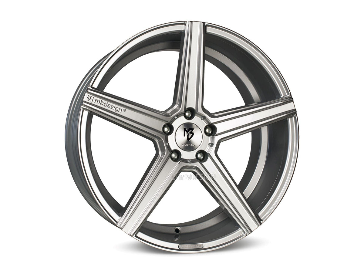 mbDesign Alufelgen MB KV1 22 Zoll - silber glänzend