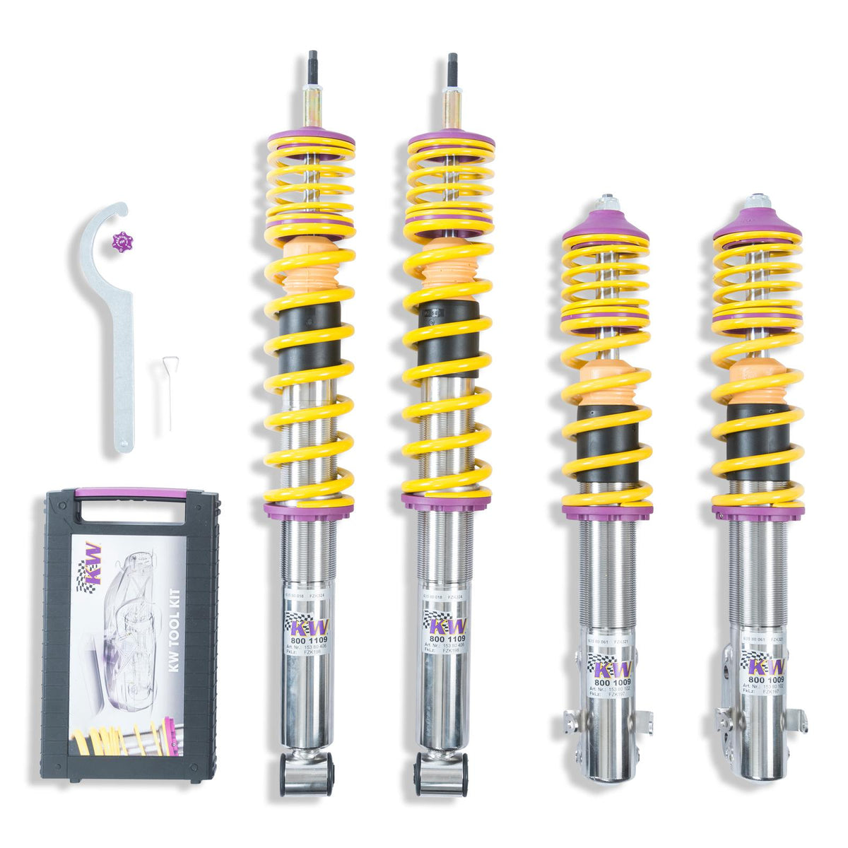 KW Gewindefahrwerk INOX V2 Audi A4 B6 Limousine - gepfeffert.com