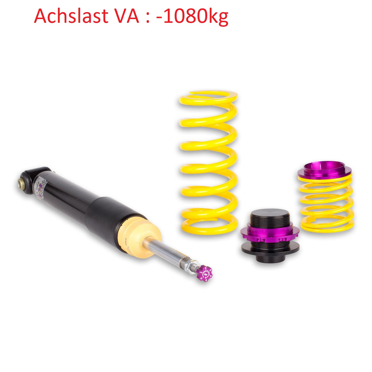 KW DDC-ECU Gewindefahrwerk INOX Audi A4/S4 B8 Limousine quattro - gepfeffert.com