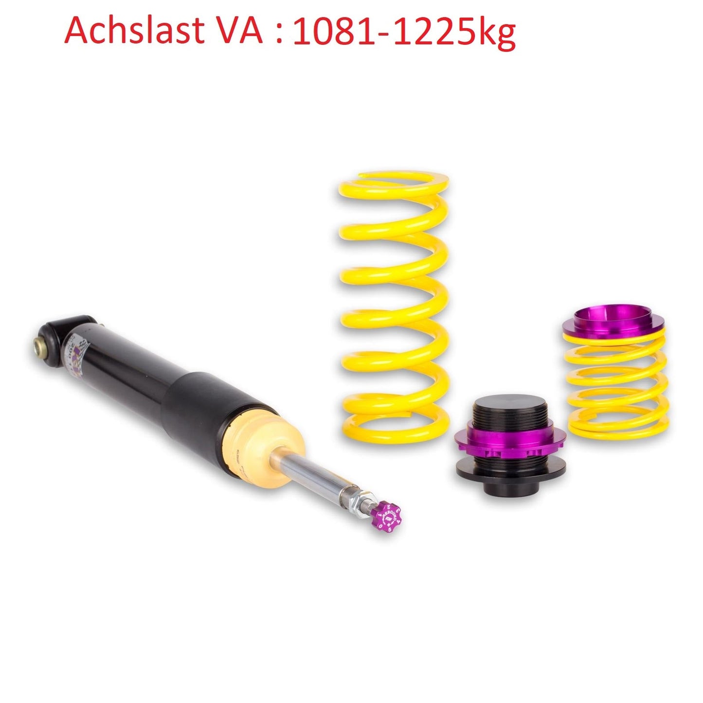 KW DDC-ECU Gewindefahrwerk INOX Audi A4/S4 B8 Avant quattro