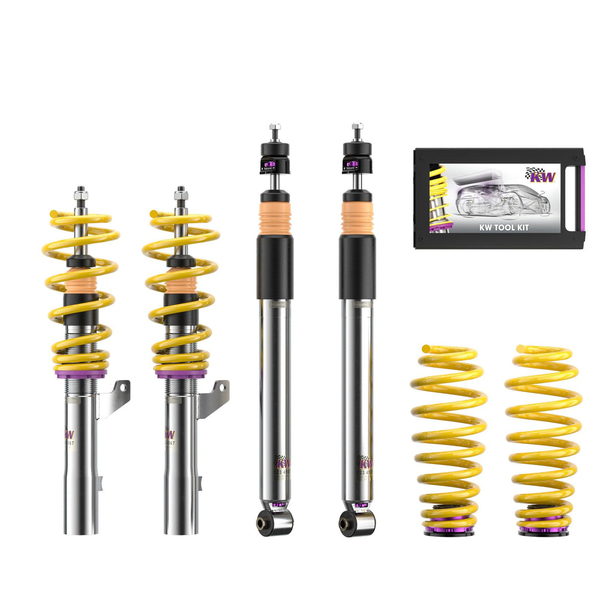 KW Gewindefahrwerk INOX V3 für Golf VII Variant / Leon ST 5F mit DDC - gepfeffert.com