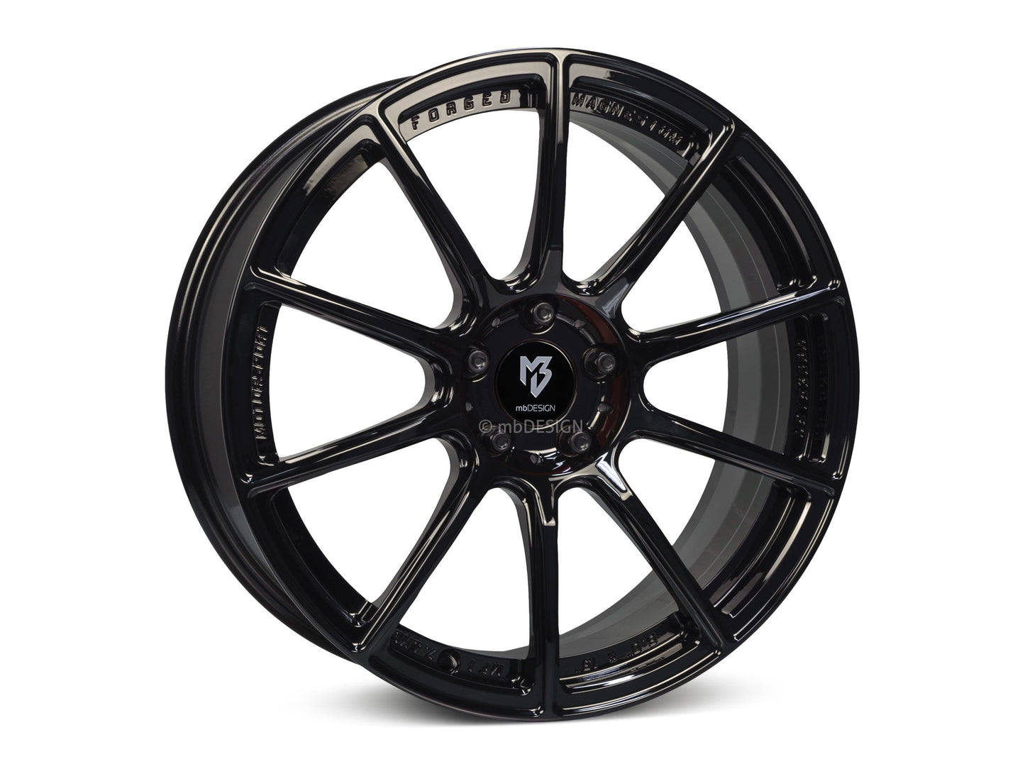 mbDesign Alufelgen MB MF1 18 Zoll - schwarz glänzend - gepfeffert.com