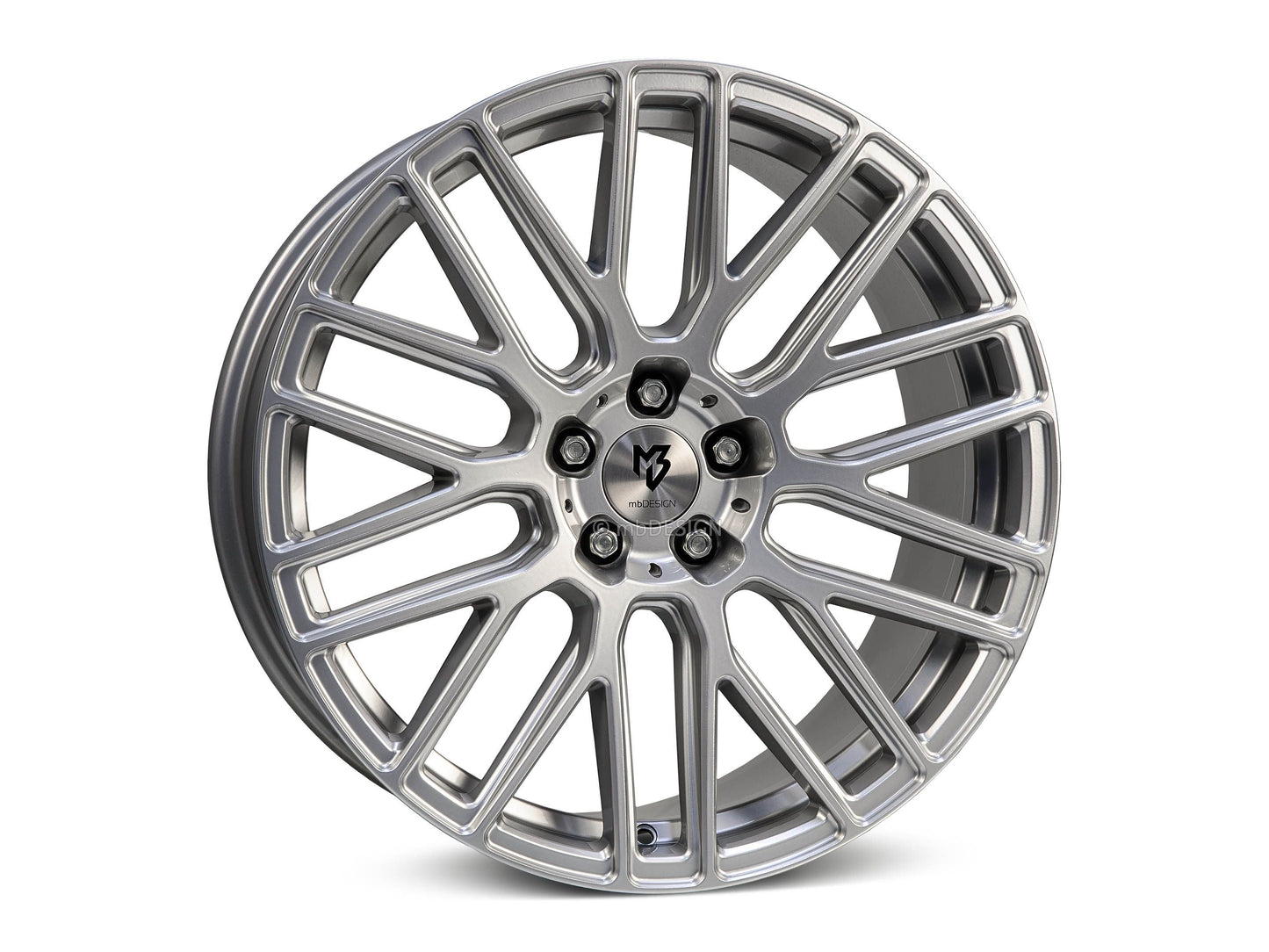 mbDesign Alufelgen MB KV4 22 Zoll - silber glänzend