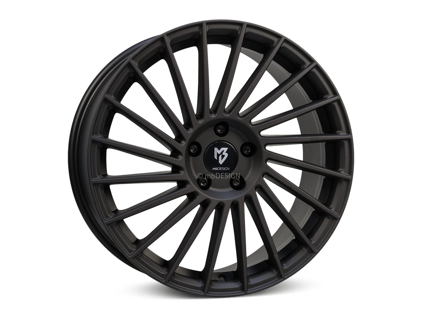 mbDesign Alufelgen MB VR3 18 Zoll - schwarz stumpfmatt - gepfeffert.com