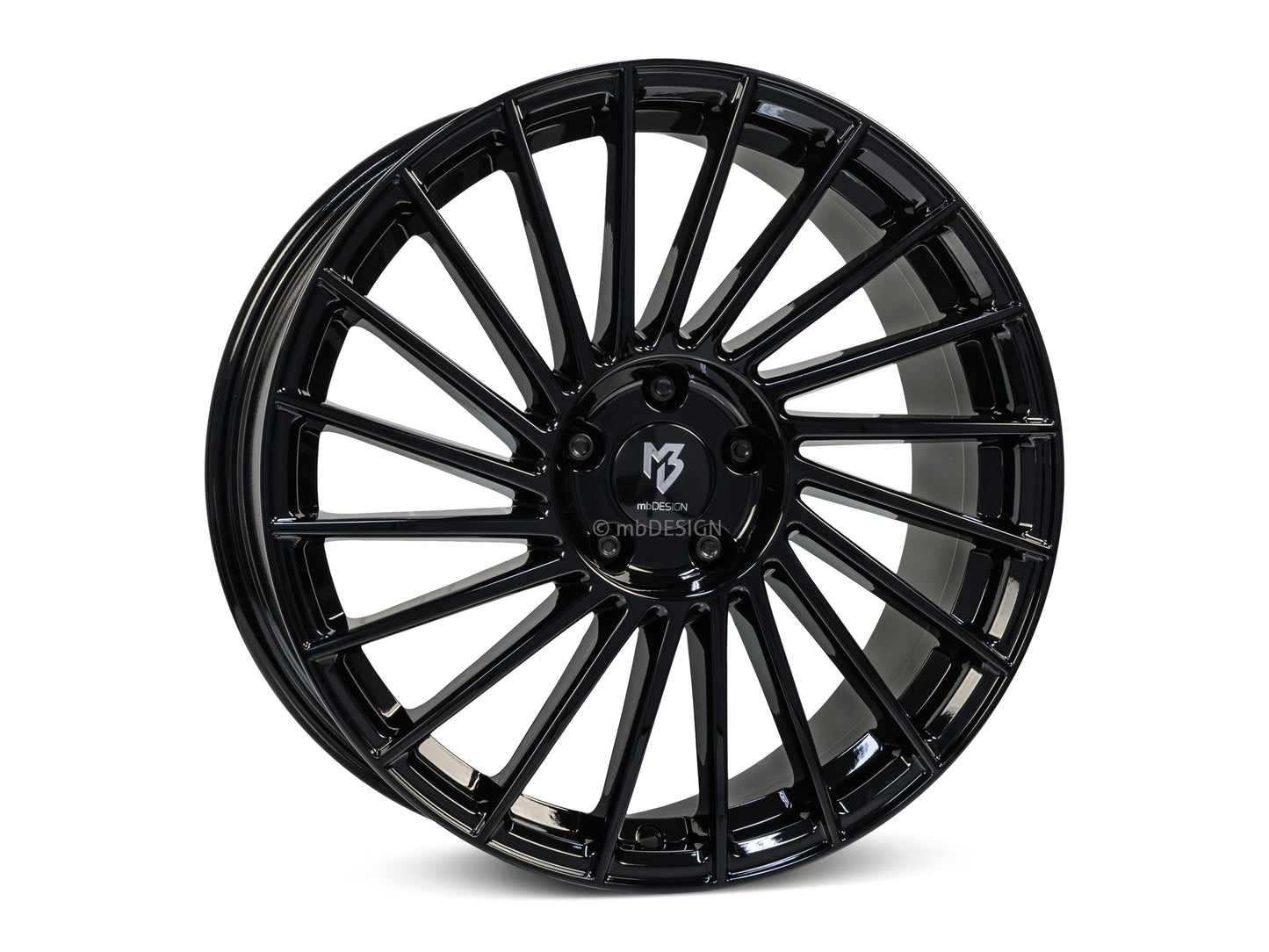 mbDesign Alufelgen MB VR3 20 Zoll - schwarz glänzend