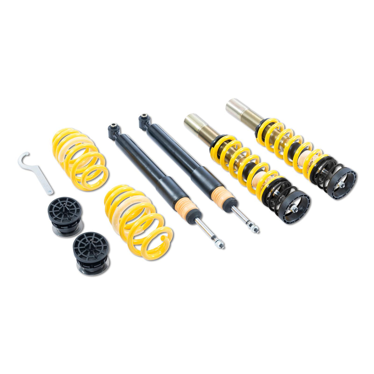 ST X Gewindefahrwerk Stahl verzinkt (mit fester Kennung) Golf III incl. Vento und Cabrio 45-80mm 13280003 - gepfeffert.com