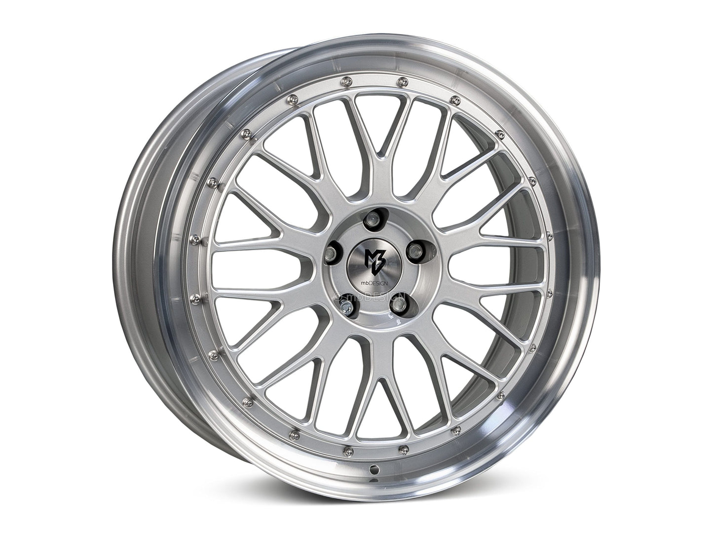 mbDesign Alufelgen MB LV1 18 Zoll - silber glänzend poliert - gepfeffert.com