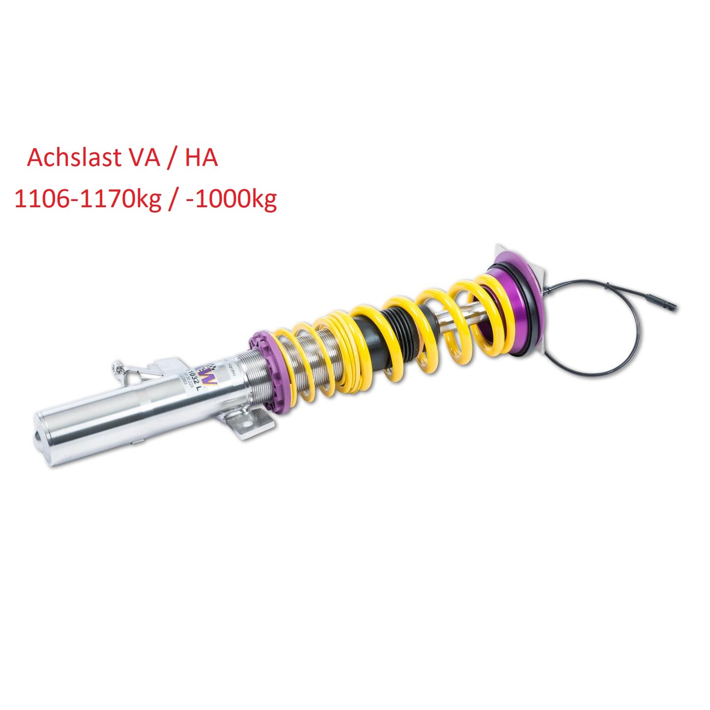 KW DDC-Plug&Play Gewindefahrwerk INOX Golf VI Ø55mm