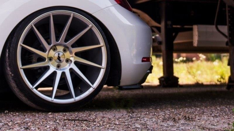 Heck Ansatz Flaps Diffusor für VW BEETLE schwarz Hochglanz