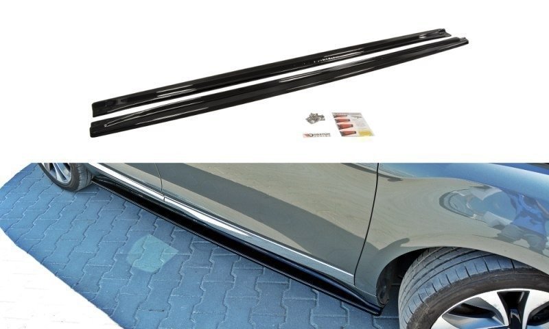 Seitenschweller Ansatz für CITROEN DS5 schwarz Hochglanz